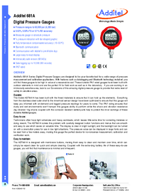 Thumbnail of document Data Sheet - ADT681A Digital Pressure Gauge